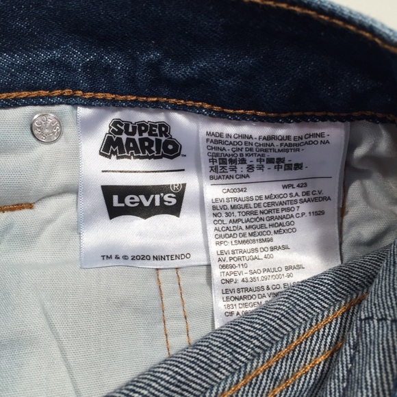 Levi’s 501 Super Mario Bros high rise cutoff short size 25 - Picture 13 of 15